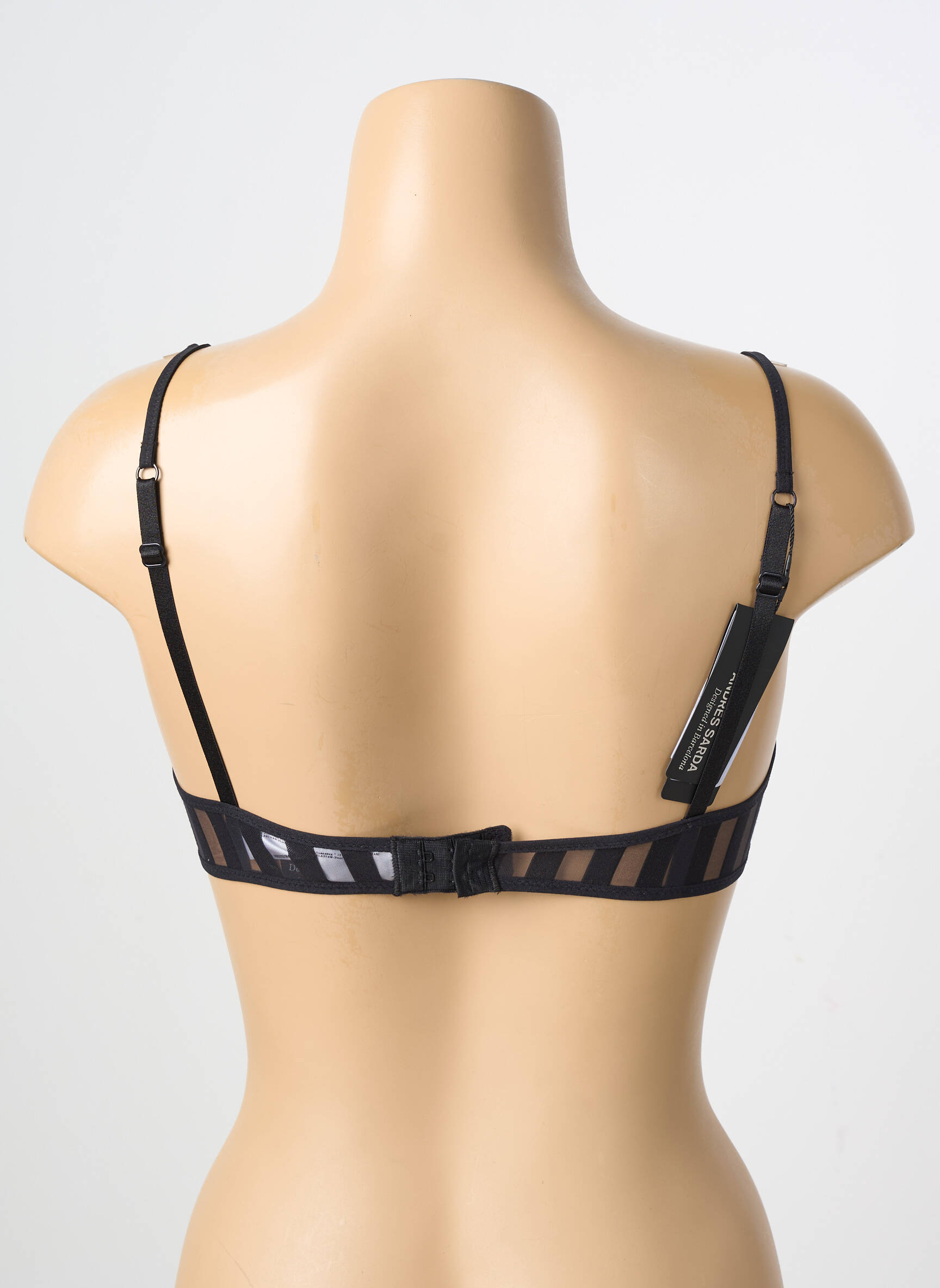 Soutien-gorge bretelle multi position haut soutien-gorge emboitant noir ANDRES SARDA femme