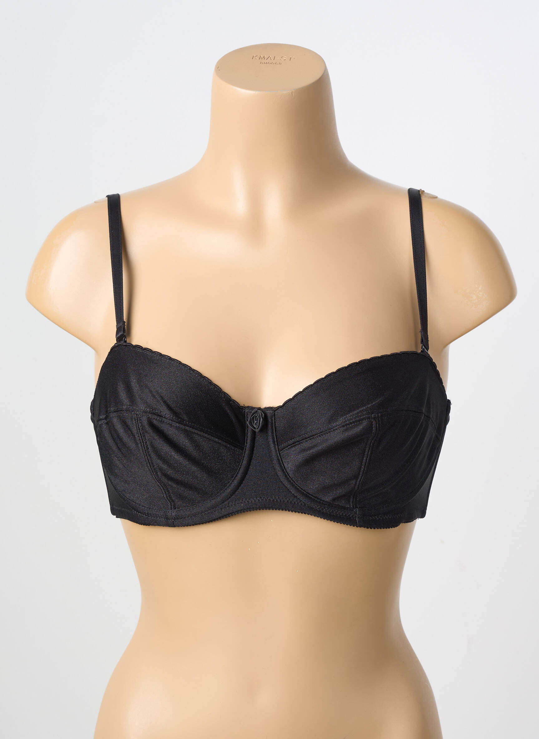 Soutien-gorge effet matière satinée haut soutien-gorge emboitant noir FANTASIE femme
