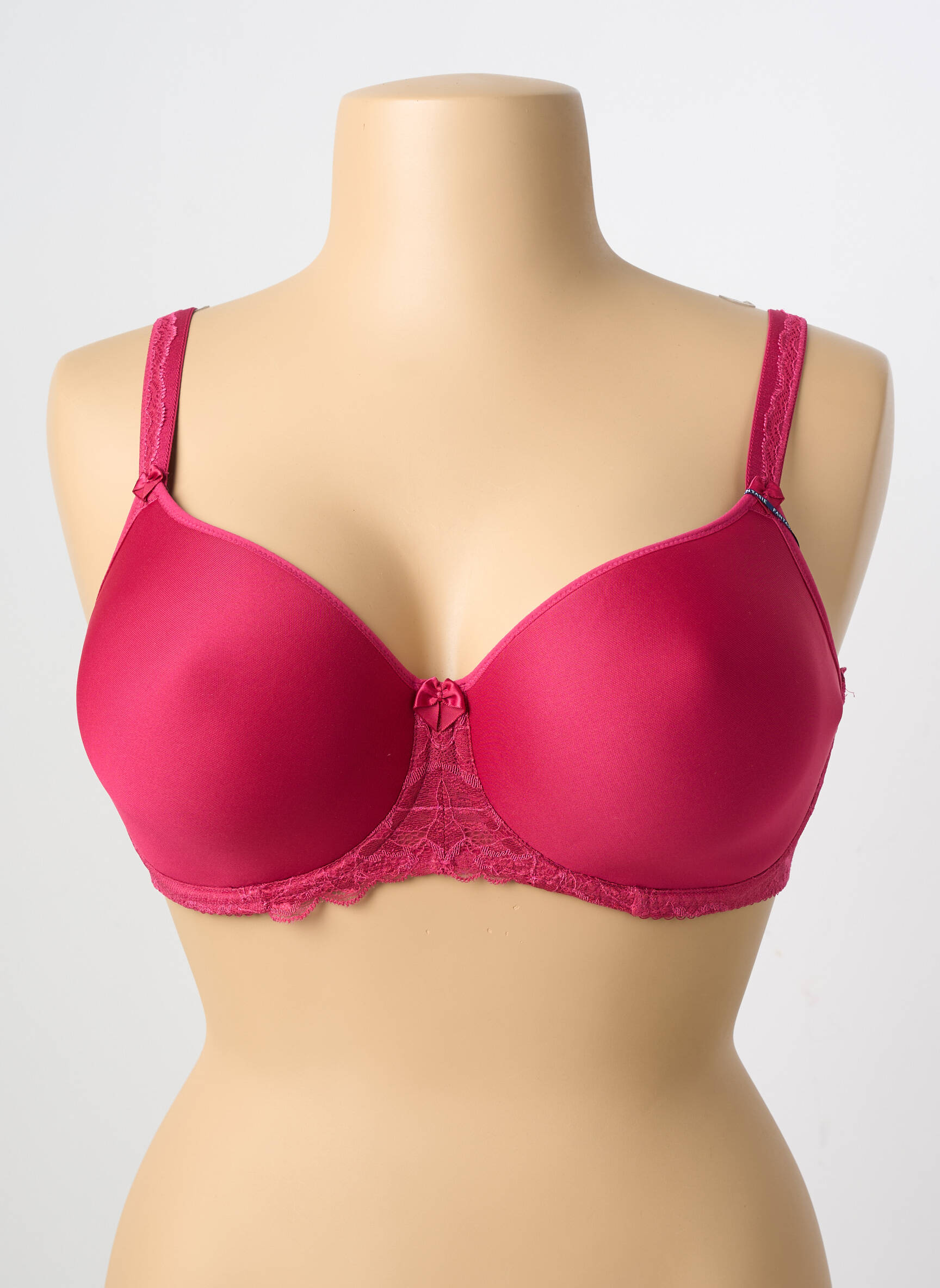 Soutien-gorge effet matière satinée haut soutien-gorge moulé rouge FANTASIE femme