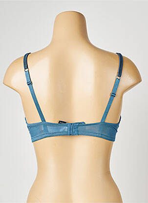 Soutien-gorge broderie haut soutien-gorge moulé bleu ANDRES GARCIA femme