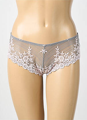 Shorty broderie gris WACOAL femme
