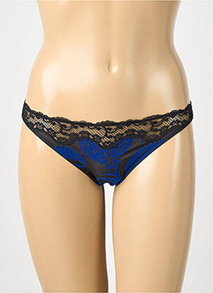 Tanga broderie bleu ANDRES SARDA femme