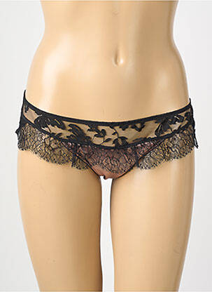 Tanga broderie noir ANDRES GARCIA femme