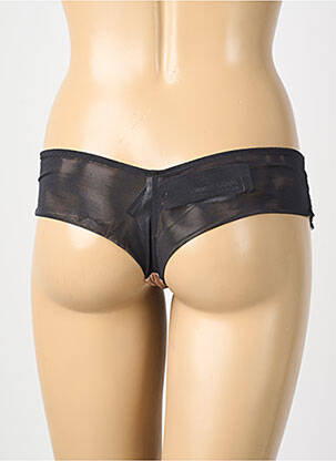 Tanga broderie noir ANDRES GARCIA femme