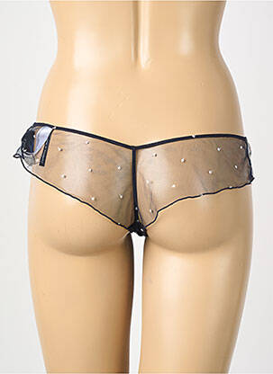 Tanga broderie noir ANDRES GARCIA femme