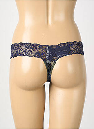 Tanga tanga bleu ANDRES SARDA femme
