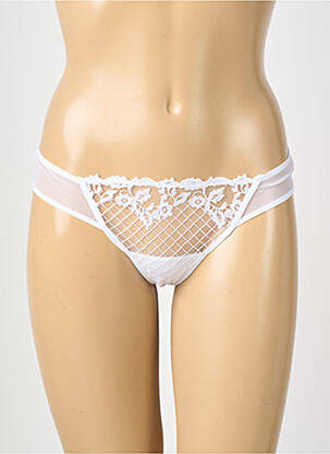 Tanga broderie blanc ANDRES SARDA femme