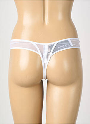 Tanga broderie blanc ANDRES SARDA femme