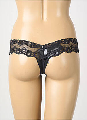 Tanga tanga noir ANDRES SARDA femme