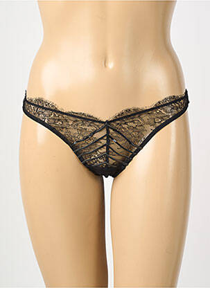 Tanga tanga noir ANDRES GARCIA femme