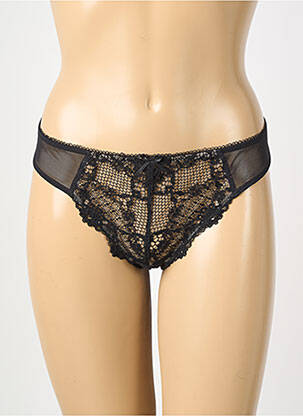 Tanga tanga noir CHANTAL THOMASS femme