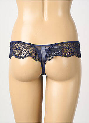 Tanga broderie bleu ANDRES SARDA femme