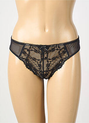 Tanga tanga noir CHANTAL THOMASS femme