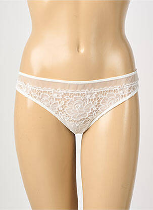 Tanga broderie blanc RITRATTI femme