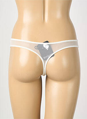 Tanga broderie blanc RITRATTI femme