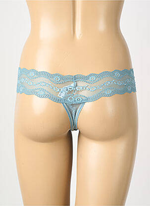 Tanga tanga bleu B.TEMPT'D BY WACOAL femme