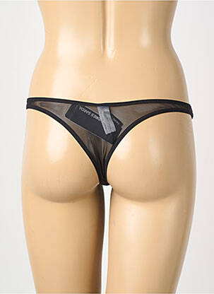 Tanga tanga noir ANDRES SARDA femme