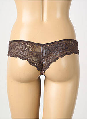 Tanga tanga marron ANDRES SARDA femme