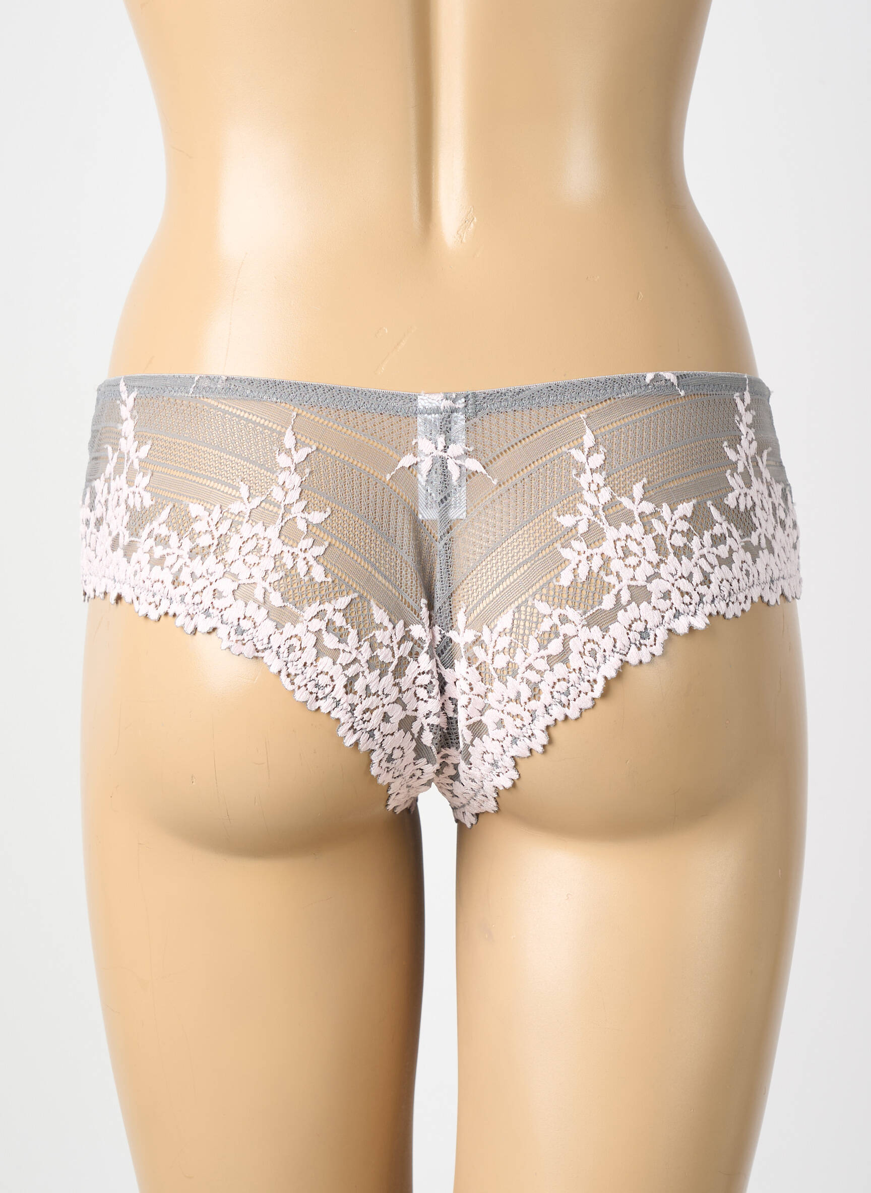 Shorty broderie gris WACOAL femme