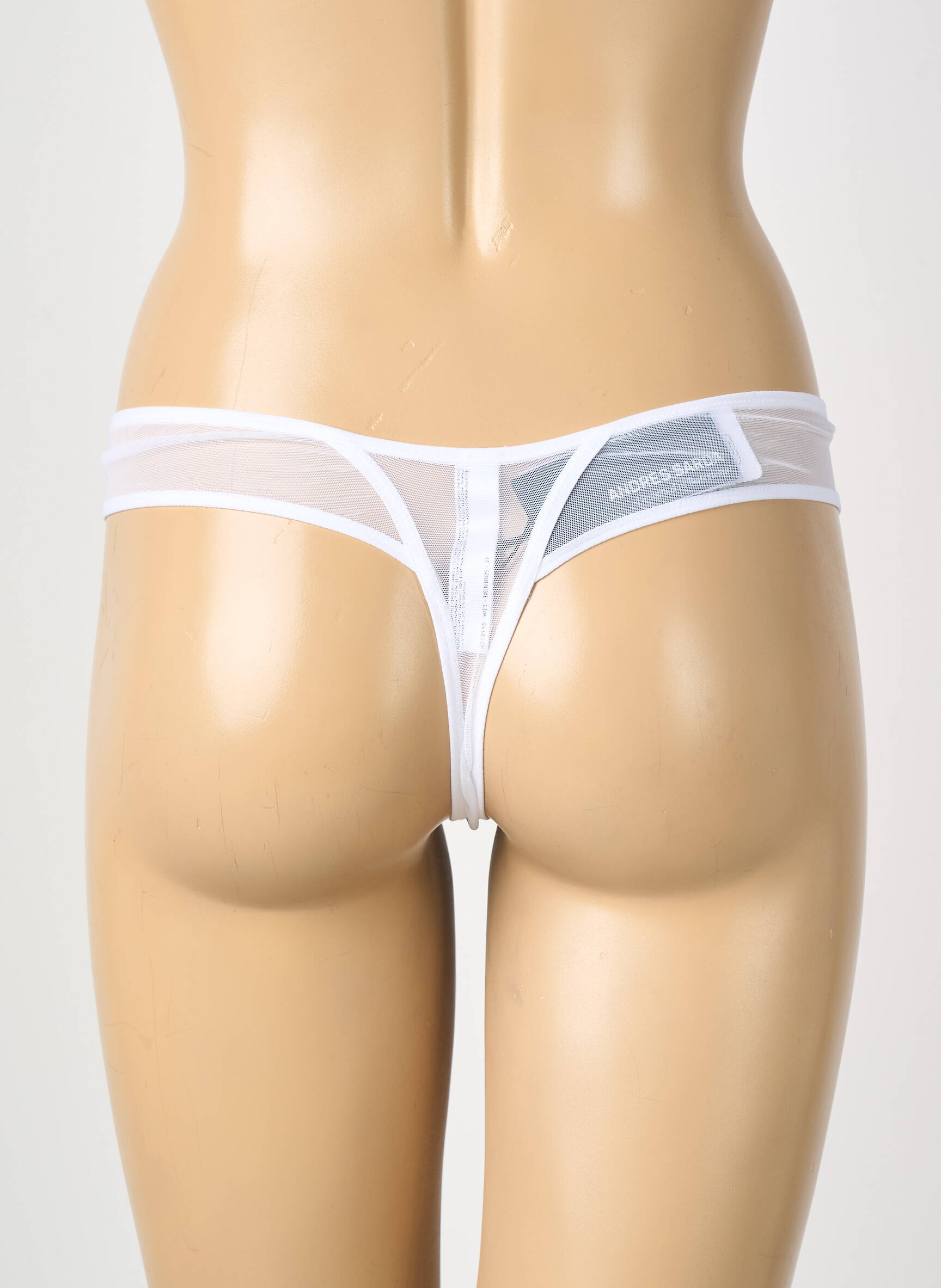 Tanga broderie blanc ANDRES SARDA femme
