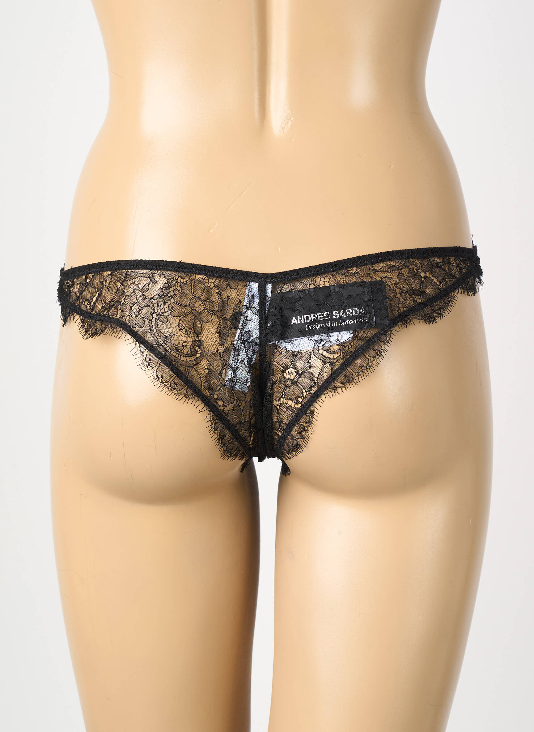 Tanga tanga noir ANDRES GARCIA femme
