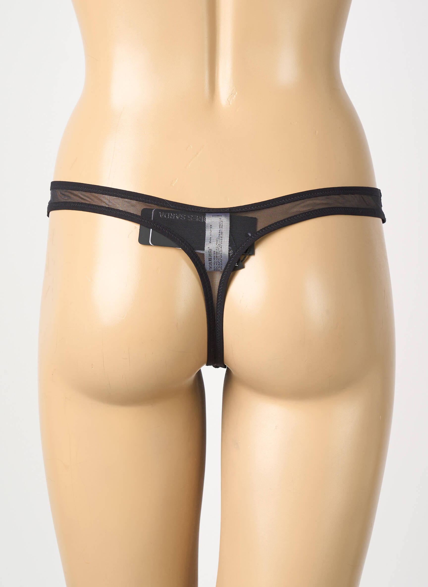 Tanga broderie noir ANDRES SARDA femme