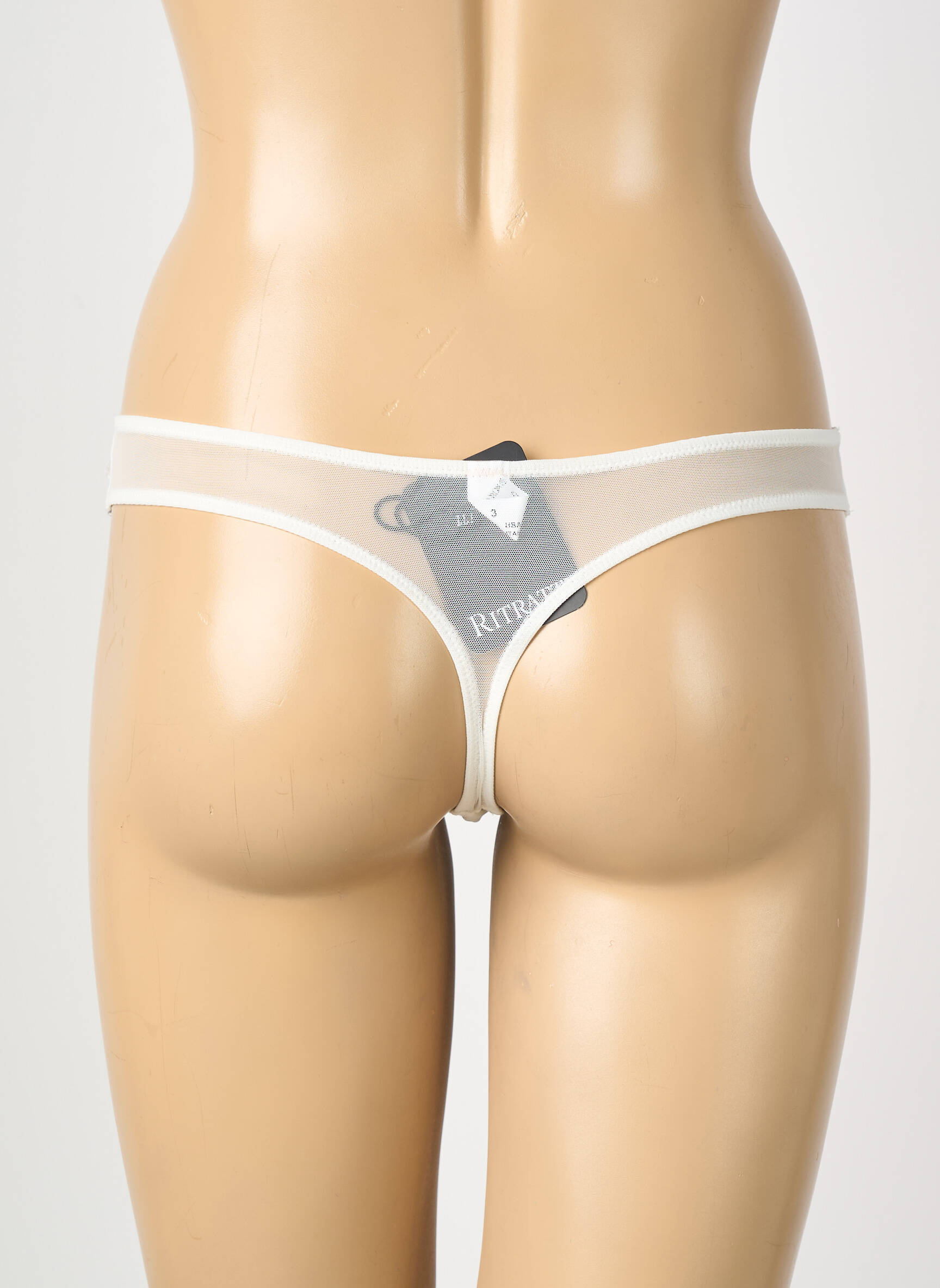 Tanga broderie blanc RITRATTI femme