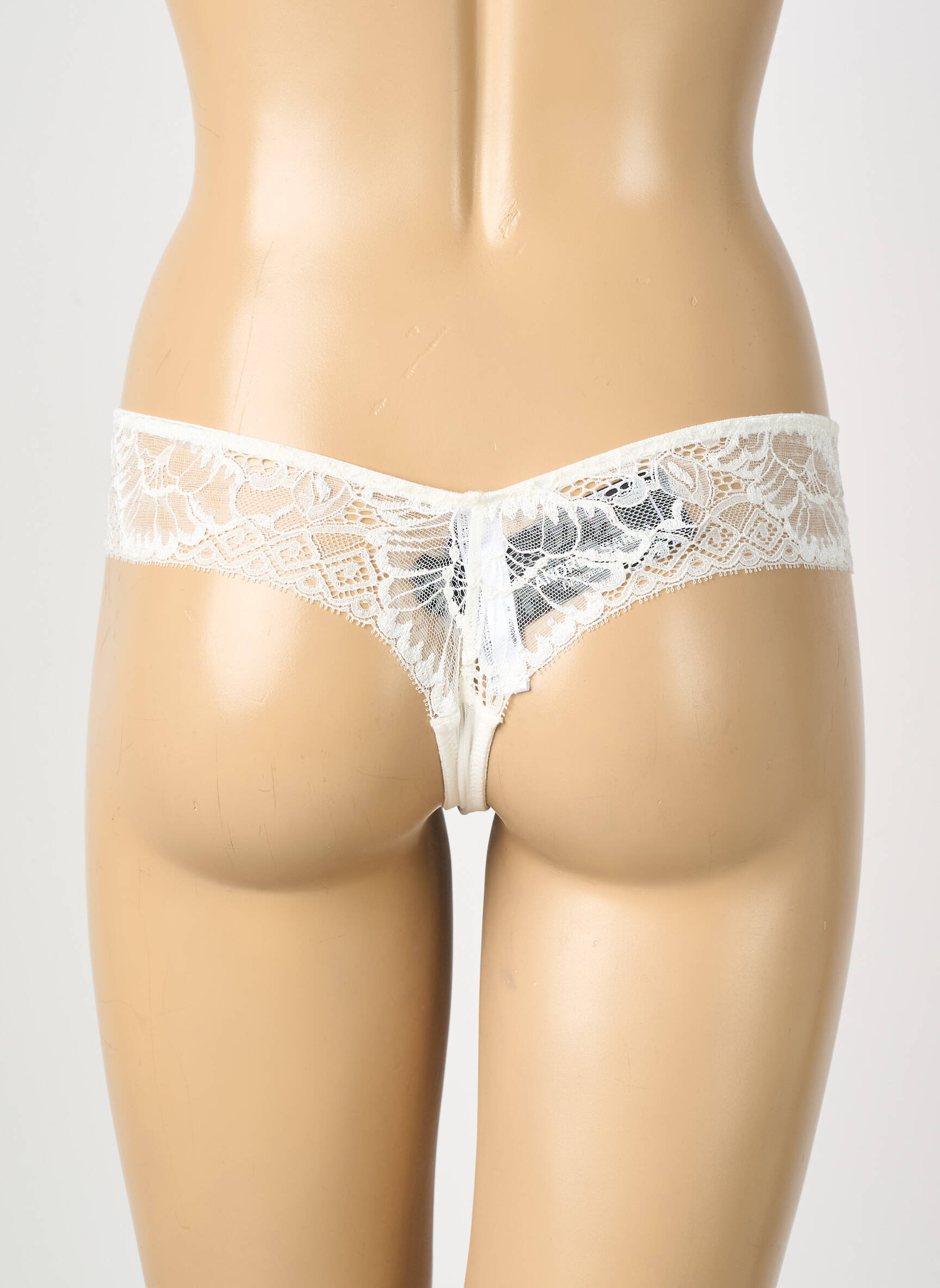 Tanga tanga blanc ANDRES SARDA femme