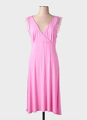 Chemise de nuit stretch rose VERDIANI femme