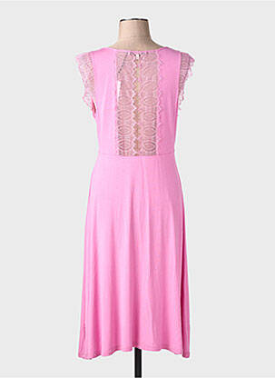 Chemise de nuit stretch rose VERDIANI femme