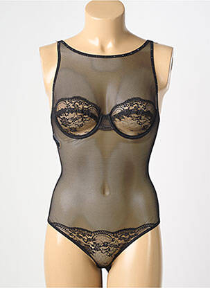Body lingerie tissage tulle noir ANDRES SARDA femme
