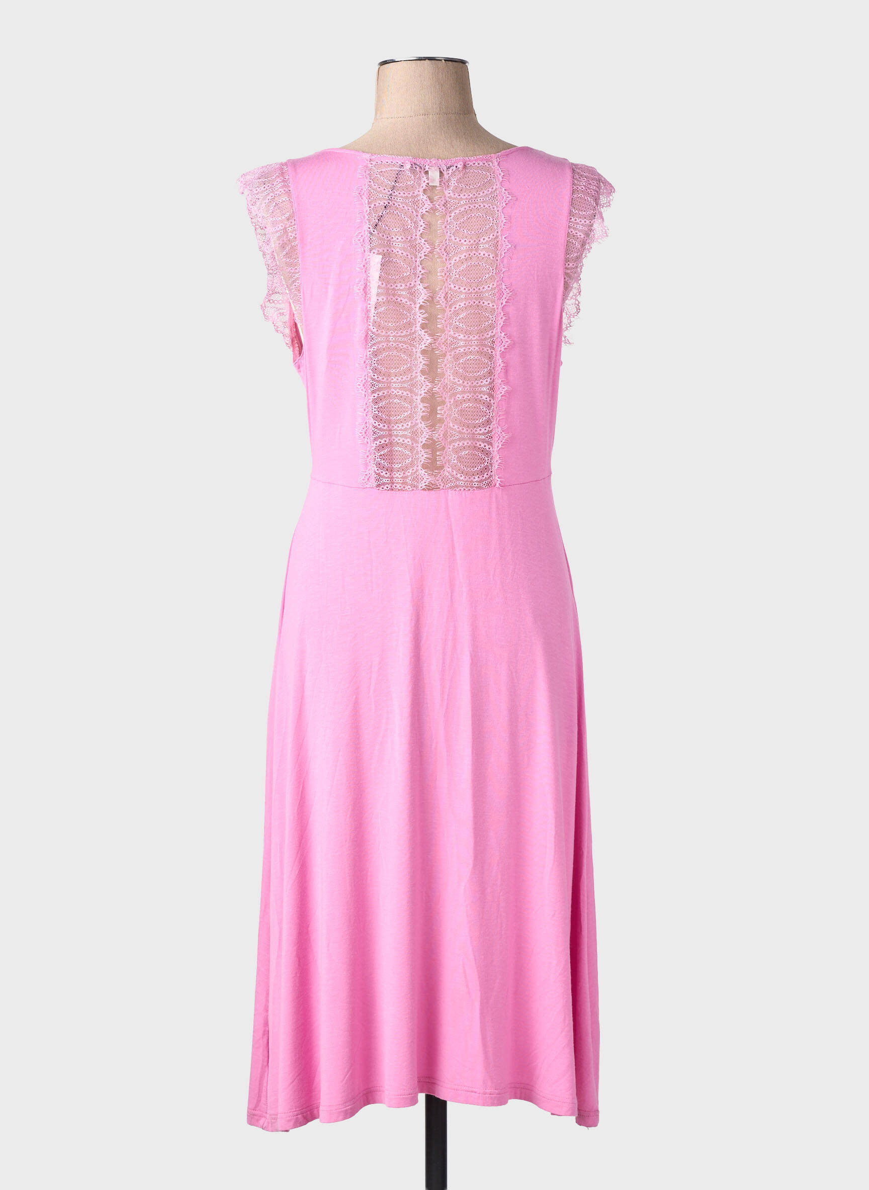 Chemise de nuit stretch rose VERDIANI femme
