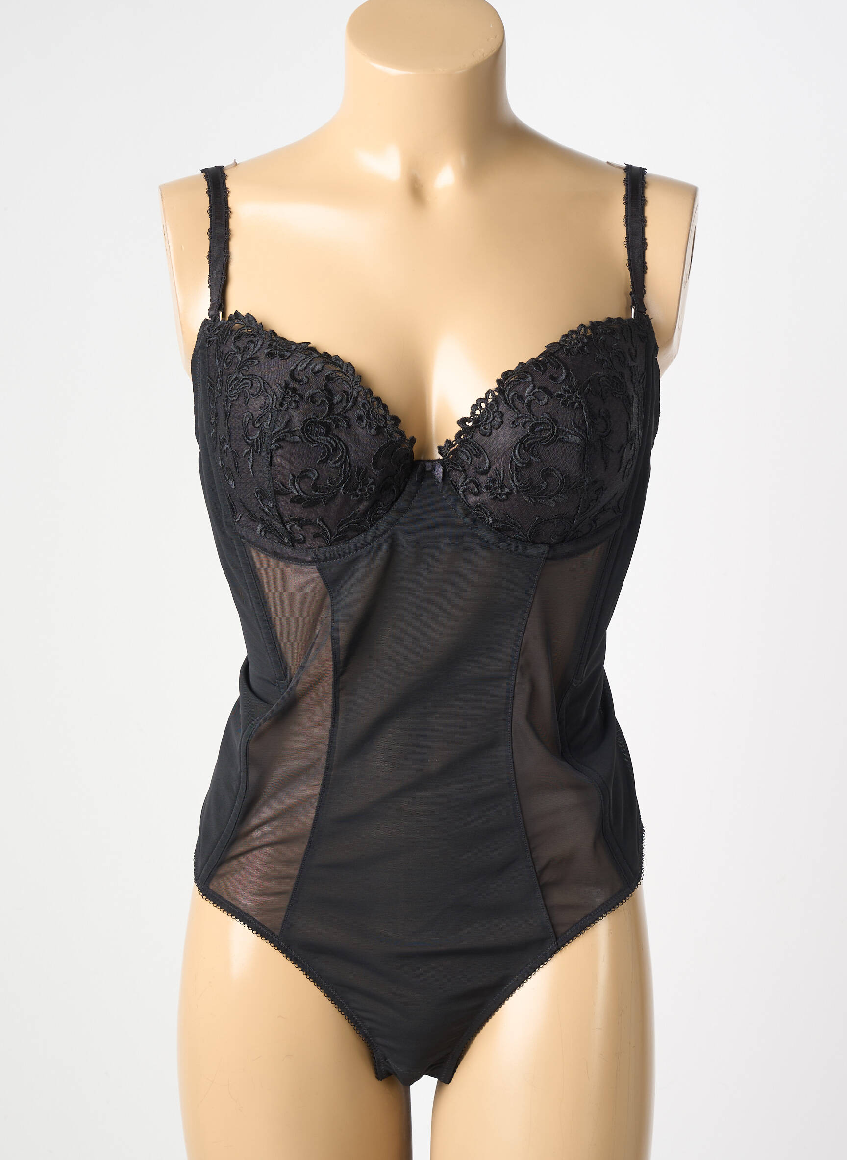 Body lingerie stretch noir WACOAL femme