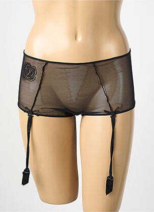 Guêpière/porte-jarretelle bretelles élastiquées ajustables noir VERDISSIMA femme