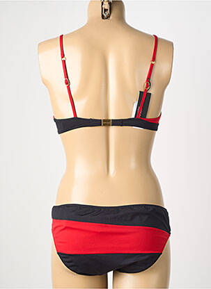 Maillot de bain 2 pièces avec armature haut triangles rouge ANDRES SARDA femme