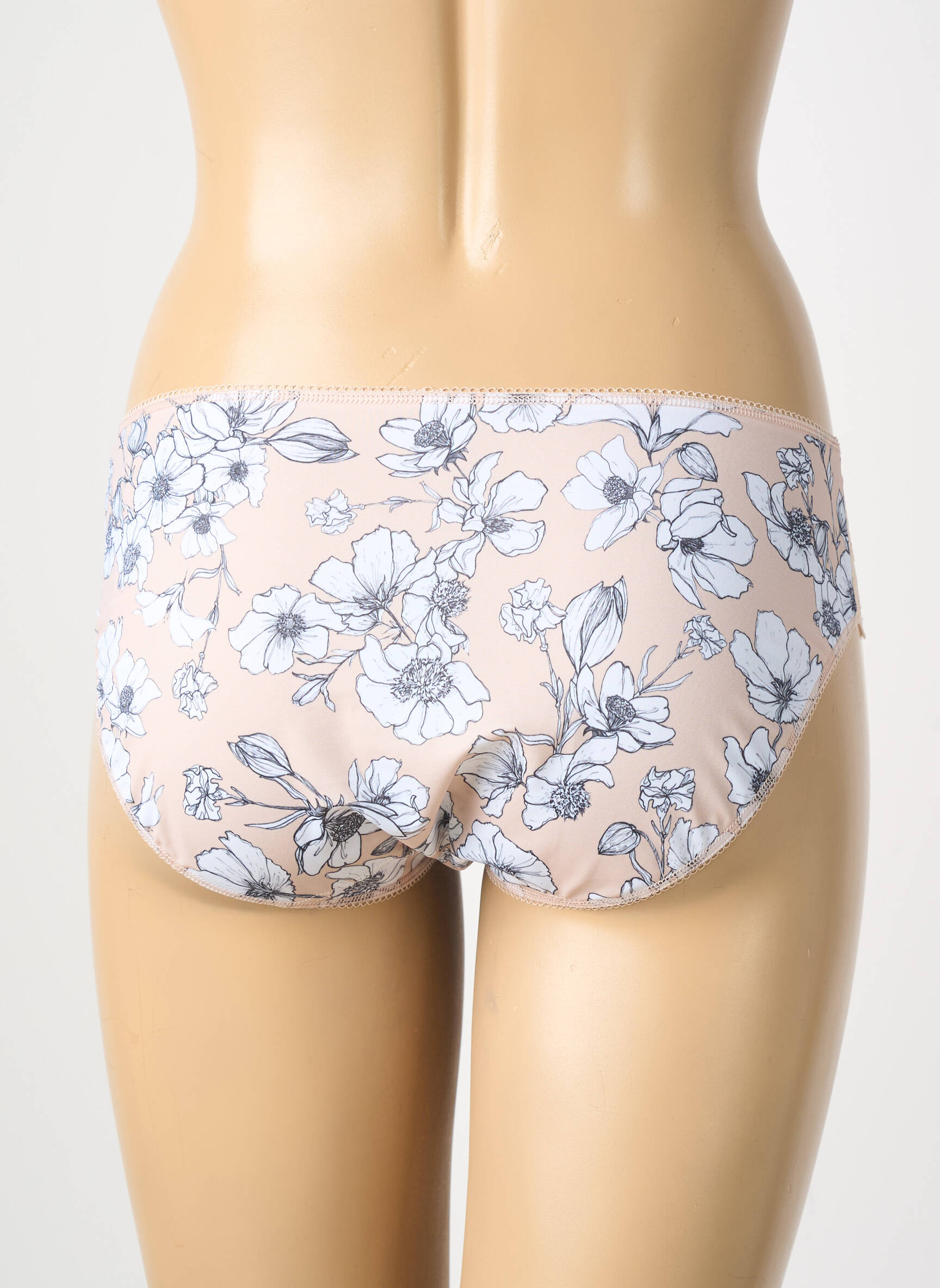 Shorty tissage satiné beige FANTASIE femme