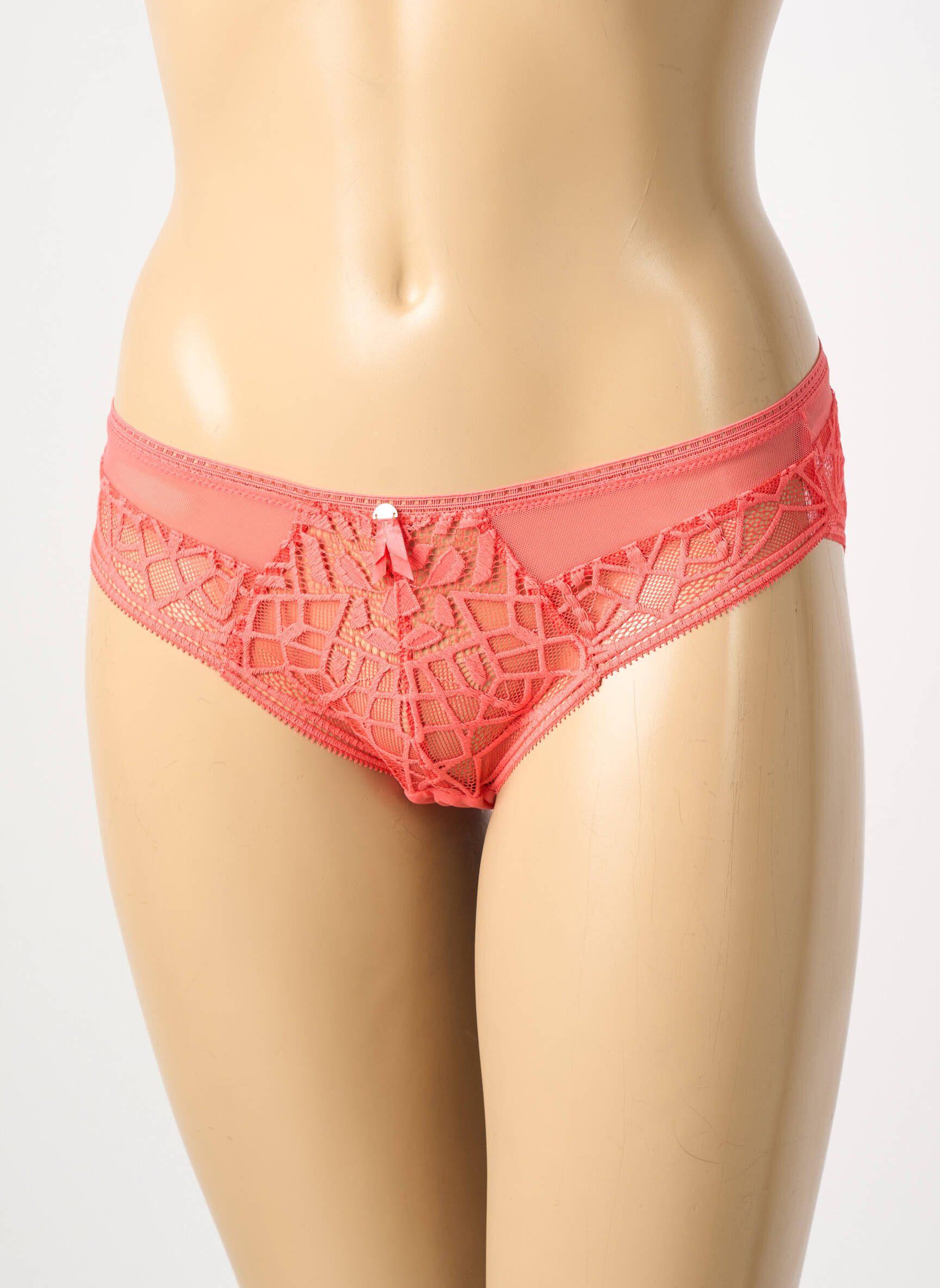 Culotte tissage tulle orange FREYA femme