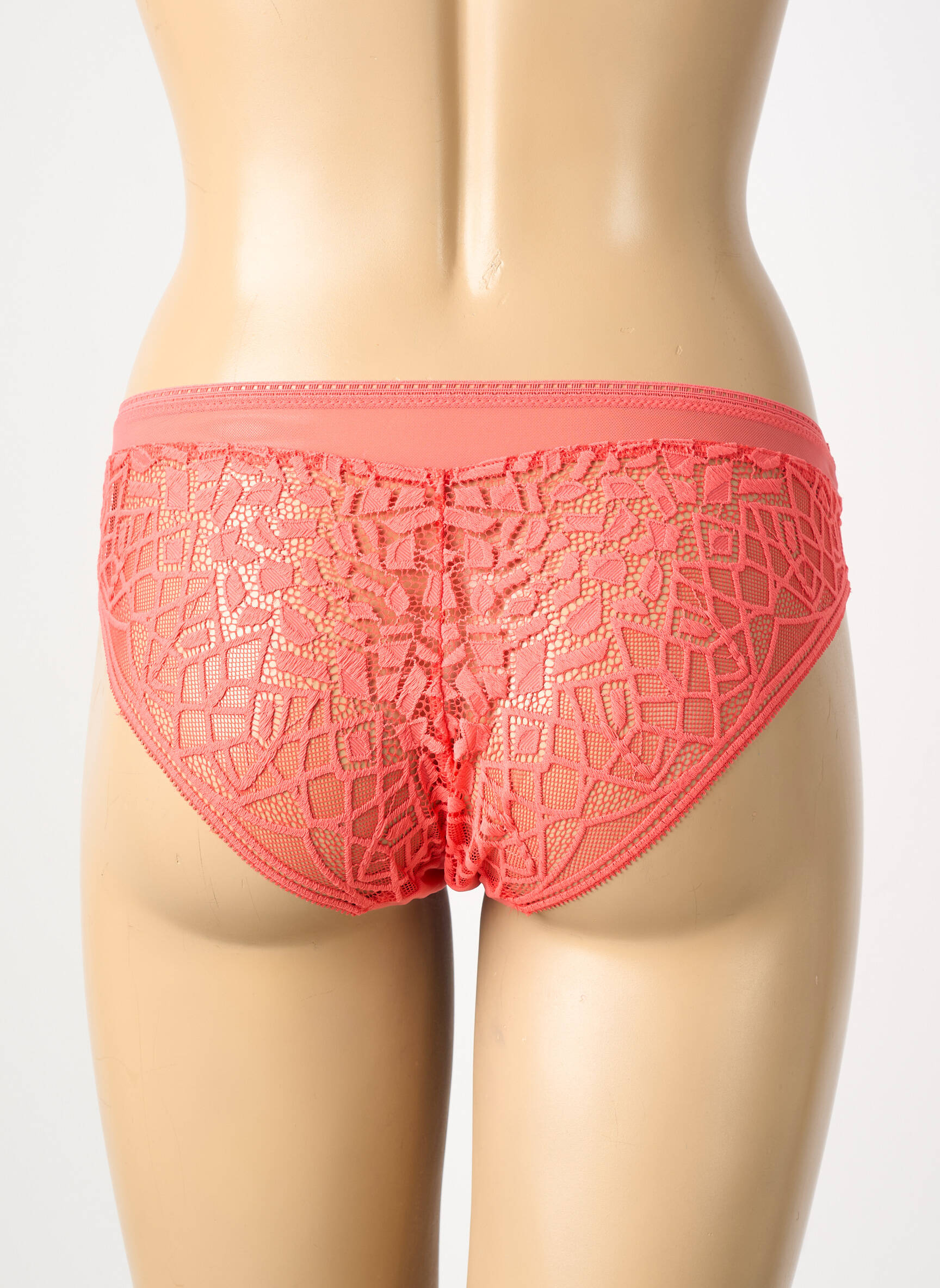 Culotte tissage tulle orange FREYA femme