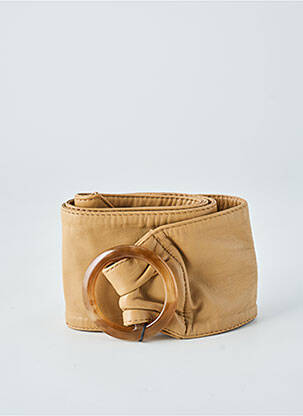 Ceinture coutures renforcées marron SET femme