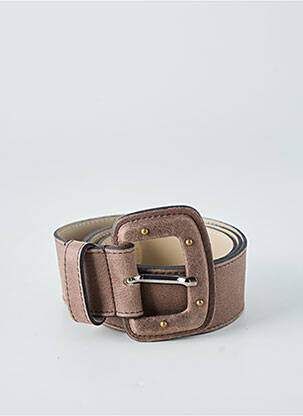 Ceinture coutures renforcées marron ATELIER BOWER femme