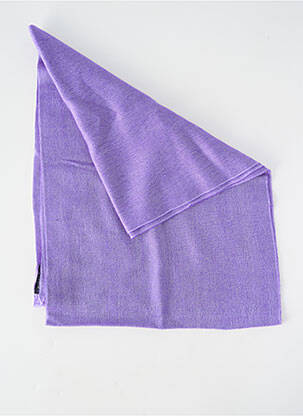 Foulard coutures renforcées violet BASLER femme