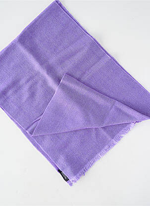Foulard coutures renforcées violet BASLER femme