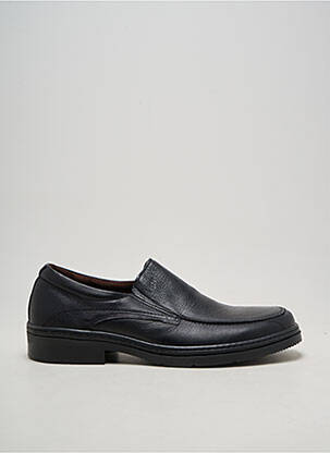 Mocassins fermeture elastique talon bas noir HIMALAYA homme