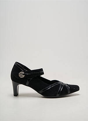 Escarpins nubuck talon de 4 à 6cm noir GEO-REINO femme