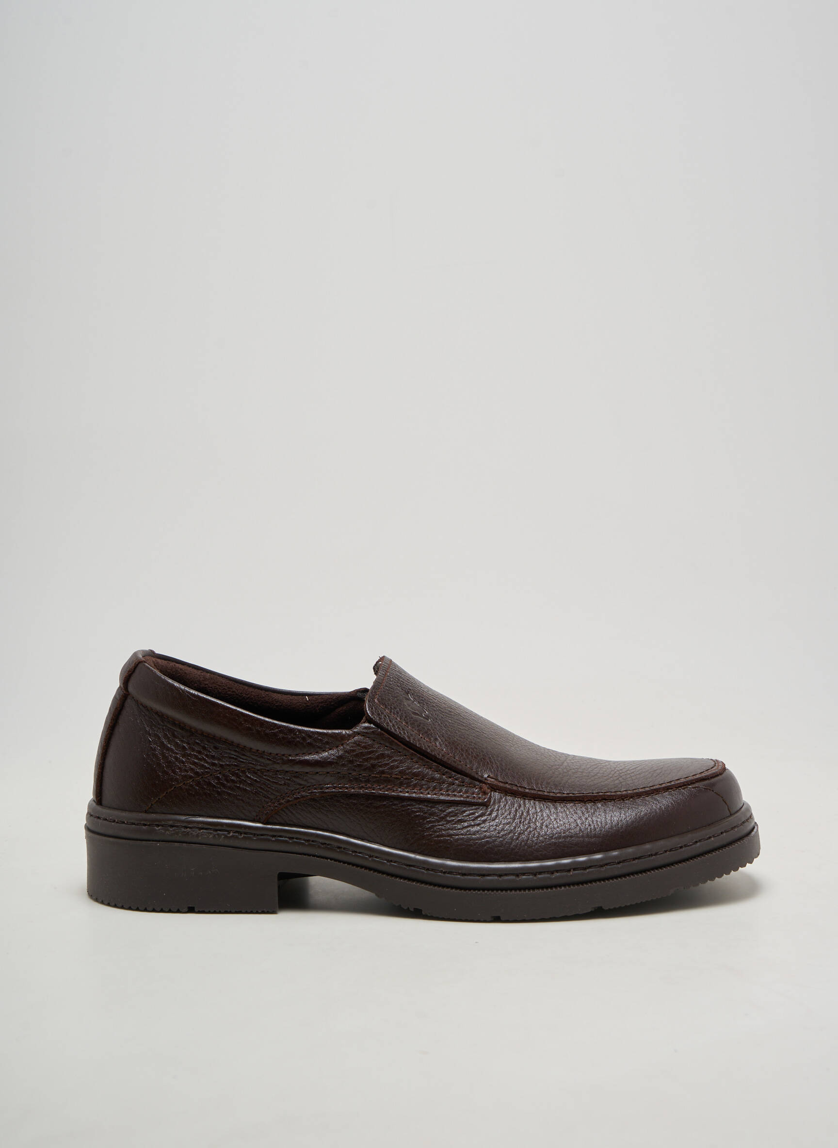 Mocassins fermeture elastique talon bas marron HIMALAYA homme