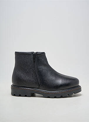 Bottines/boots matière lisse talon de 4 à 6cm noir ALTEX femme