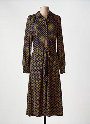 Robe longue manches longues manches longues noir KING LOUIE femme