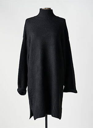 Robe pull coupe droite manches longues noir B.YOUNG femme