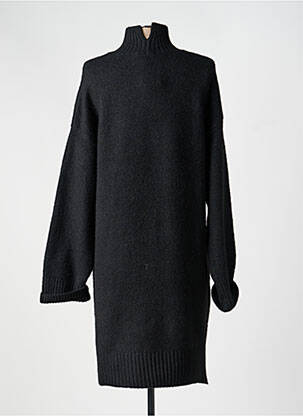 Robe pull coupe droite manches longues noir B.YOUNG femme