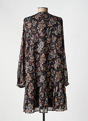 Robe courte manches longues manches longues noir MOLLY BRACKEN femme